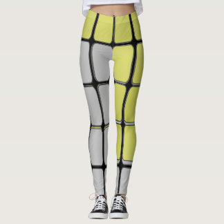Gold and Silver Bars Leggings