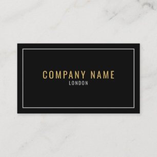 Gold and silver business card