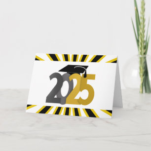 Gold and Silver Class of 2025 Card