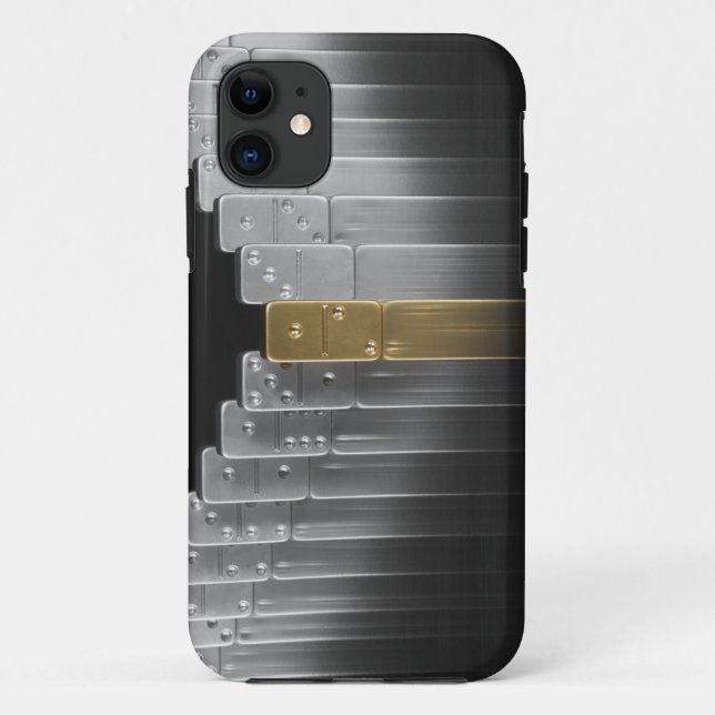 Gold and silver dominoes Case-Mate iPhone case (Back)