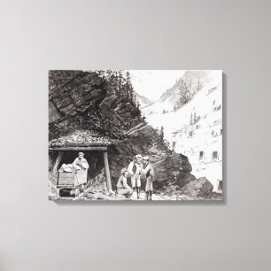 Gold and Silver Mining Canvas Print