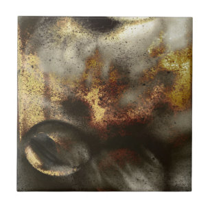 Gold and Silver Star Dust Effect Tile