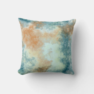 Gold and Teal Bath Cushion