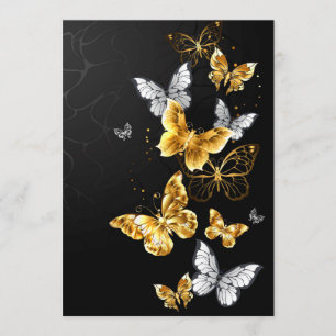 Gold and white butterflies programme