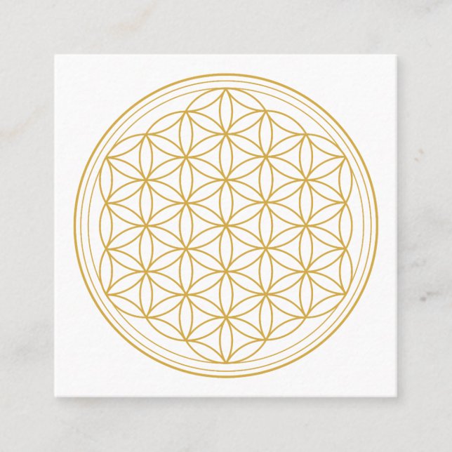 Gold and White Simple Business Card (Front)