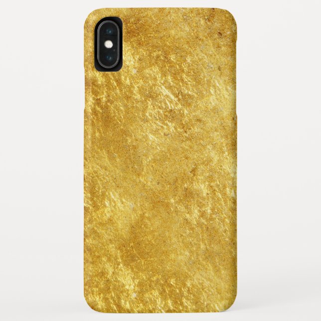 Gold and yellow plated marble pattern Case-Mate iPhone case (Back)