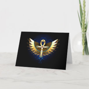 Gold Ankh with Wings Programme