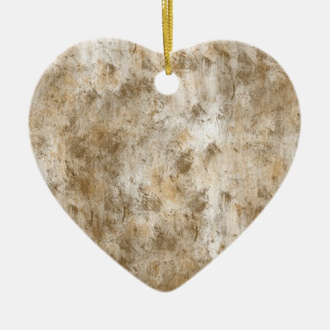 Gold Antique Abstract Ceramic Tree Decoration (Front)