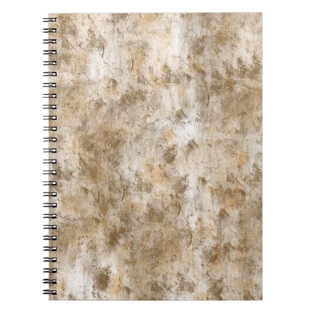 Gold Antique Abstract Notebook (Front)
