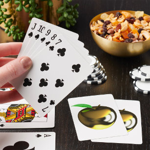 Gold Apple Playing Cards