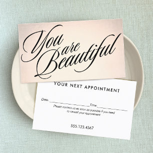 Gold Appointment Reminder - You are Beautiful
