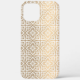 gold  arabic pattern iPhone 12 pro max case