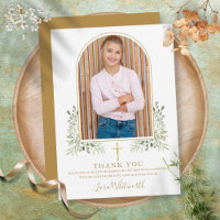 Gold Arch Photo Greenery First Holy Communion