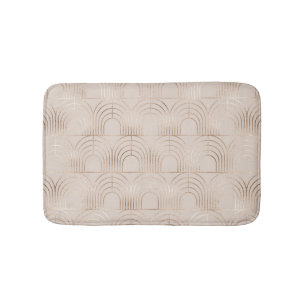 Gold Arch Tiles Art Deco. Bath Mat
