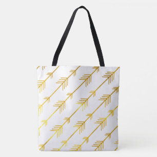 Gold Arrows Tote Bag