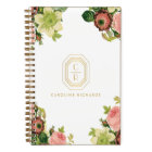 Gold Art Deco Monogram Vintage Florals Appointment