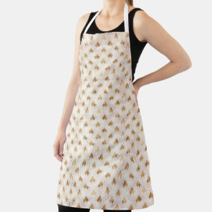 Gold Art Deco Pattern Apron