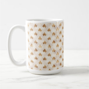 Gold Art Deco Pattern Coffee Mug
