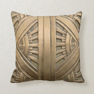 gold, art nouveau,art deco,vintage,chic,elegant,vi cushion
