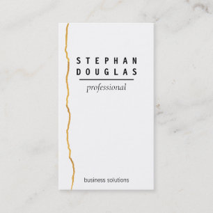 Gold Artistic Business Card