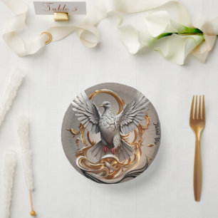 "Gold Ascent Awakening" Paper Plate