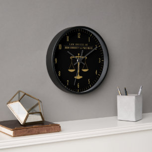 Gold Attorney at Law   Law Office Clock