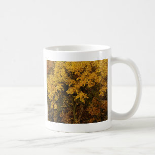 Gold Autumn Trees Coffee Mug