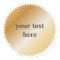 Gold Award Sticker - Customisable