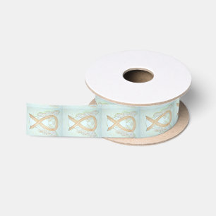 Gold Awareness Ribbon Angel Custom Ribbons Satin Ribbon