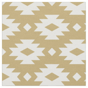 Gold Aztec Fabric