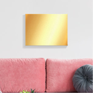 Gold Background For Your Photo Small Horizontal Canvas Print