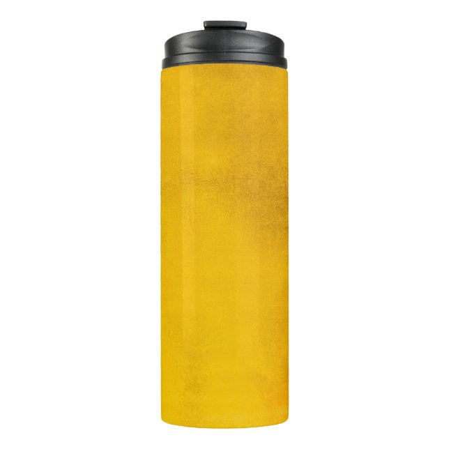 Gold background or surface and shadowbackground, b thermal tumbler (Front)
