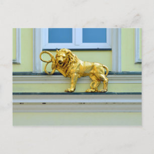 Gold Bakery Lion, Schwerin, Germany Postcard