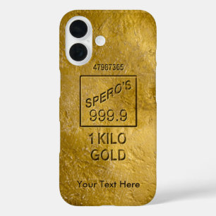 Gold Bar iPhone 16 Case