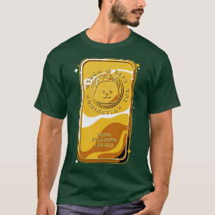 Gold Bar Cat World Domination For Cats by Tobe Fon T-Shirt