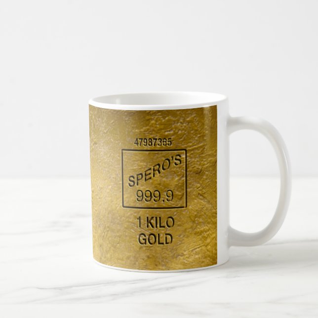 Gold Bar Coffee Mug (Right)