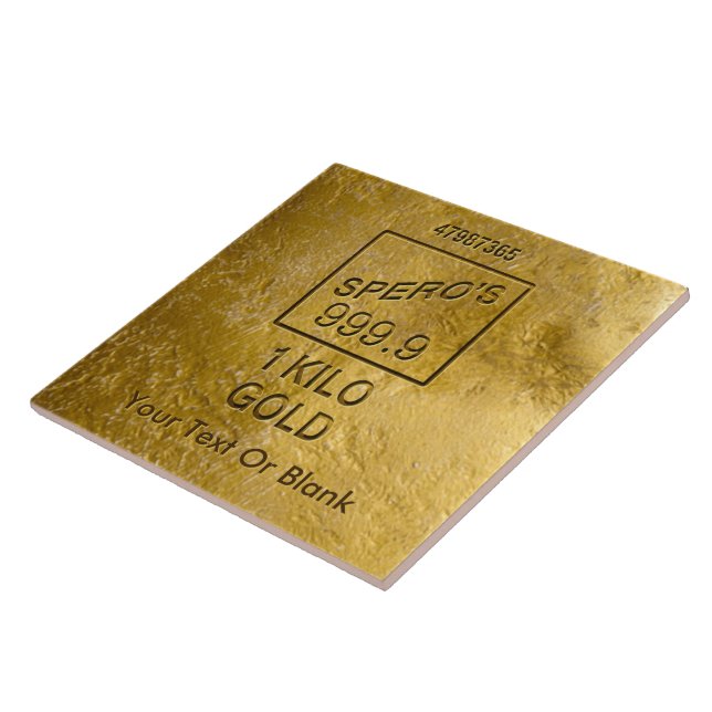 Gold Bar Tile (Side)