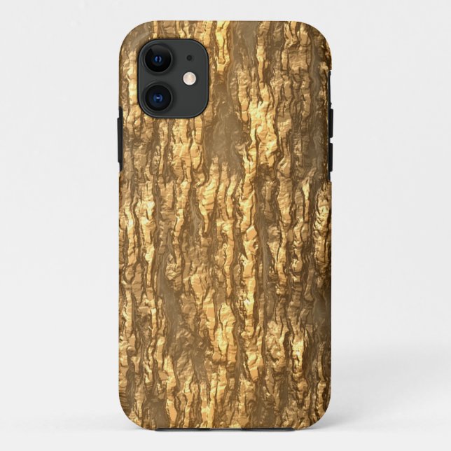 Gold Bark Camo Case-Mate iPhone Case (Back)
