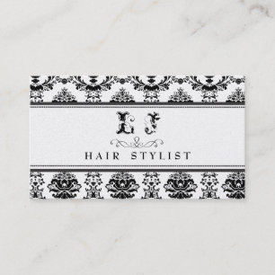 GOLD Baroque Elegant Hair Salon Business Card