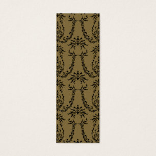 Gold Baroque Pattern Bookmark