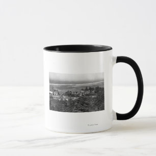 Gold Beach, Oregon Town View and Sunset Inn Mug