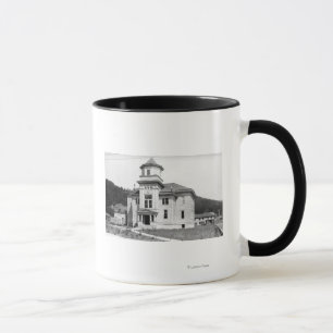 Gold Beach, Oregon View of Court House Photograp Mug