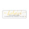 Gold Believe Handwriting Holiday Address Label