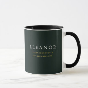 Gold Birth Flower Custom Mug - September Aster
