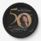  Gold Black 50th Birthday Calligraphy Custom Photo