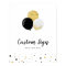 Gold & Black Balloon Kids Birthday Party Custom