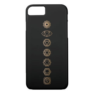 Gold Black Chakras Spiritual Case-Mate iPhone Case