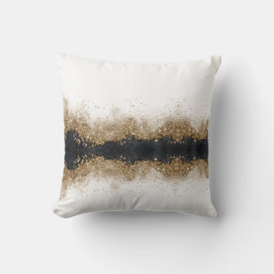 Gold & Black Hairstylist Salon Cushion