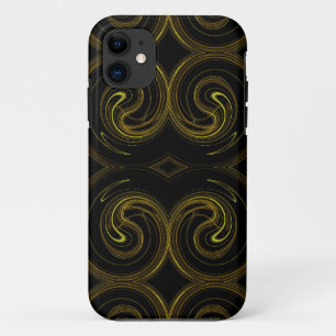 Gold & Black  iPhone 5 Custom Case-Mate ID 11 Case