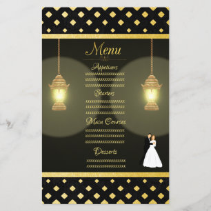 Gold-black-lamps